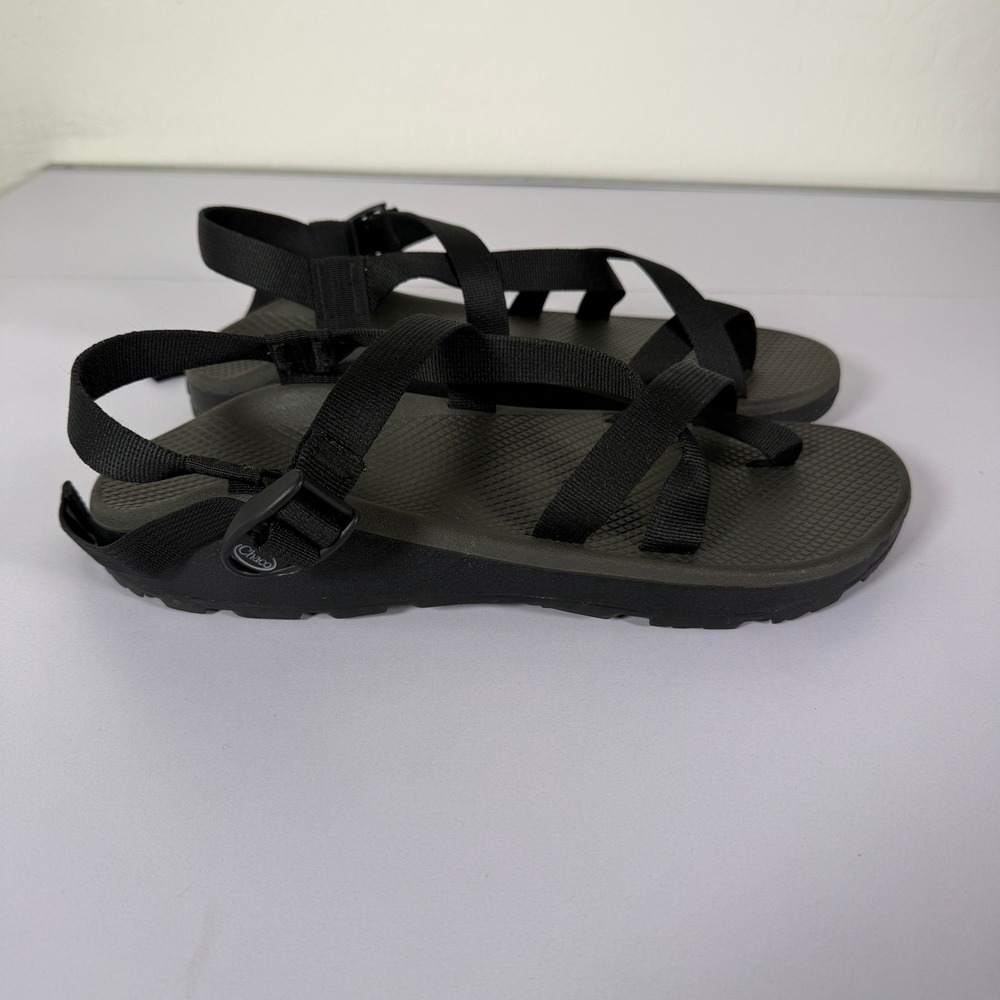 Chaco Z/Cloud 2 Sandals Mens 13‎ Black Toe Loop Strappy Hiking Outdoor